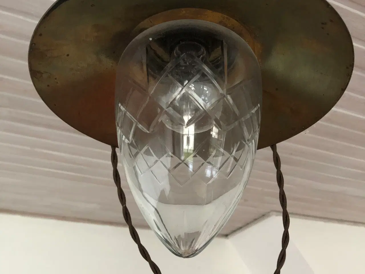 Billede 2 - Loftslampe antik