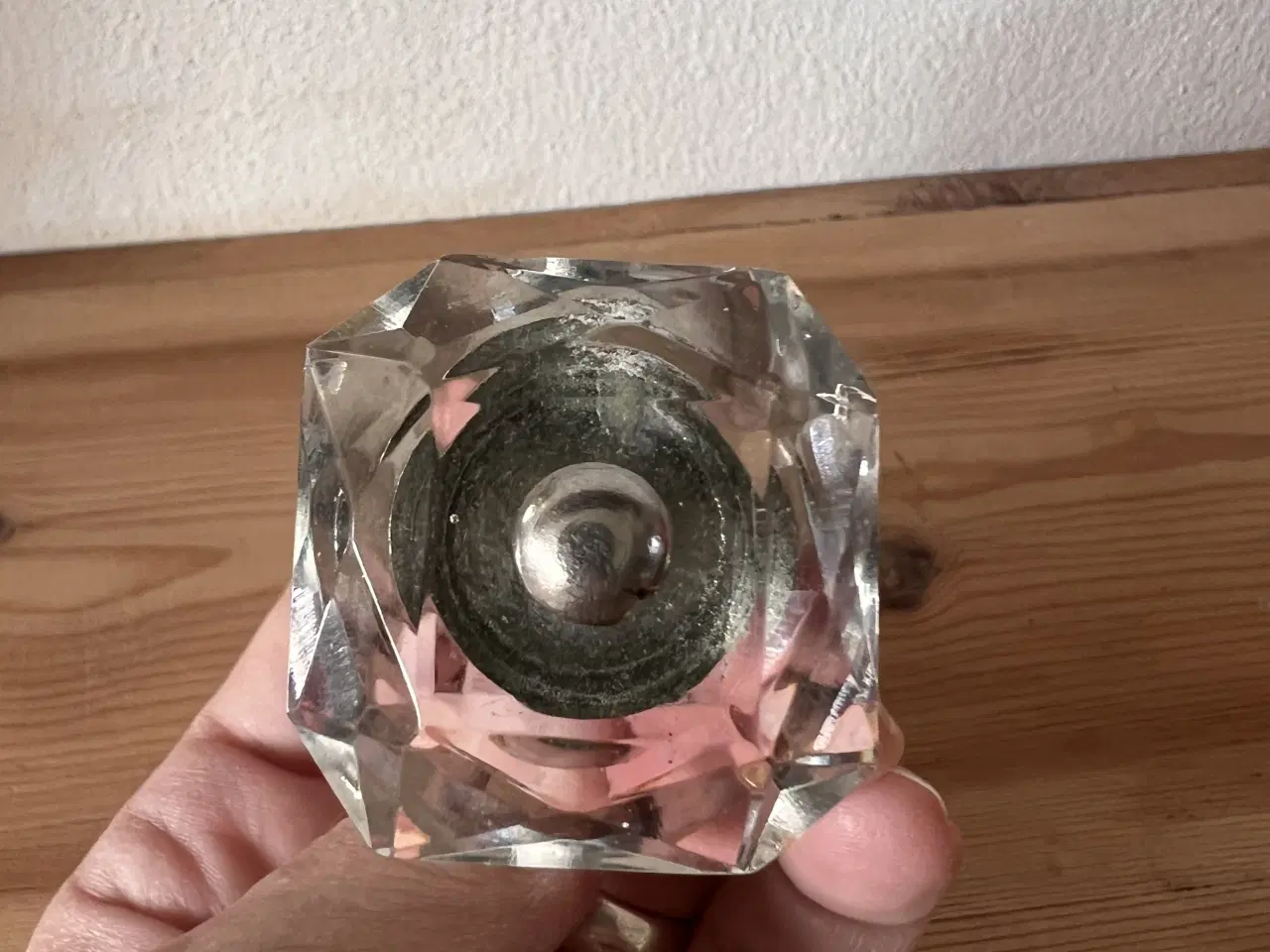 Billede 6 - 5 glasknopper/ Møbelgreb/ håndtag