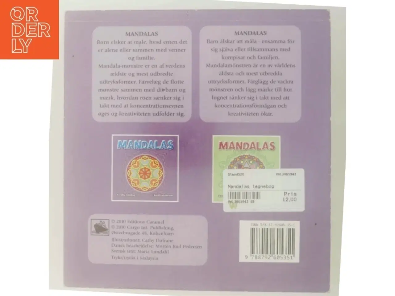 Billede 3 - Mandalas: kreativ malebog af Cathy Dufrane (Bog)