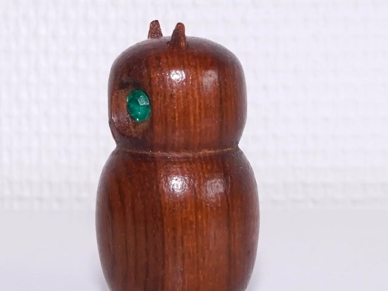 Billede 5 - Vintage ugle i massiv teak træ