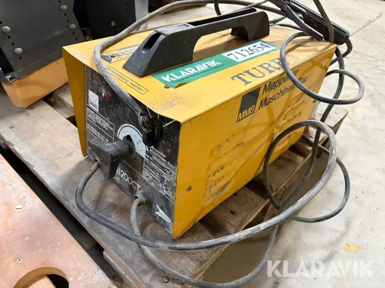 Billede 1 - Elektrodesvejser Meppener maschinen bau SB200CT