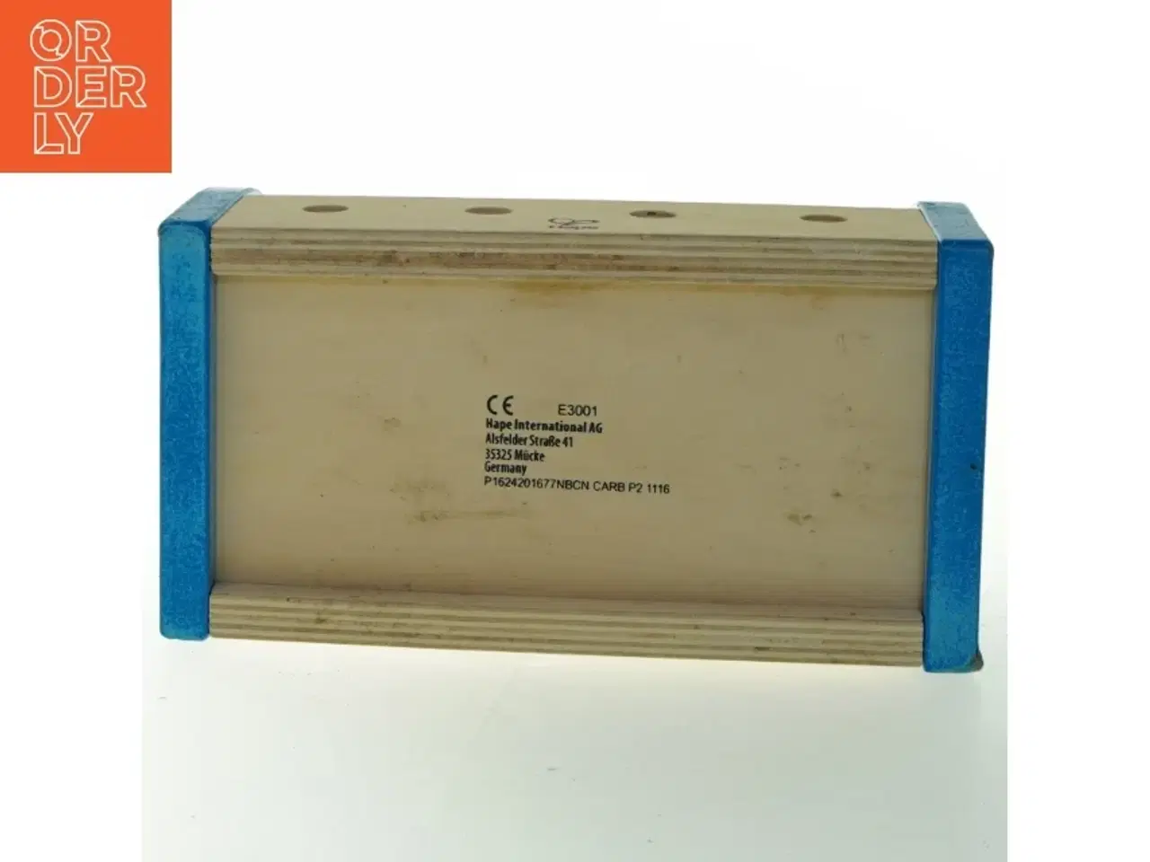 Billede 4 - Træværktøjskasse med legetøjsværktøj fra Hape (str. 24x13 cm)