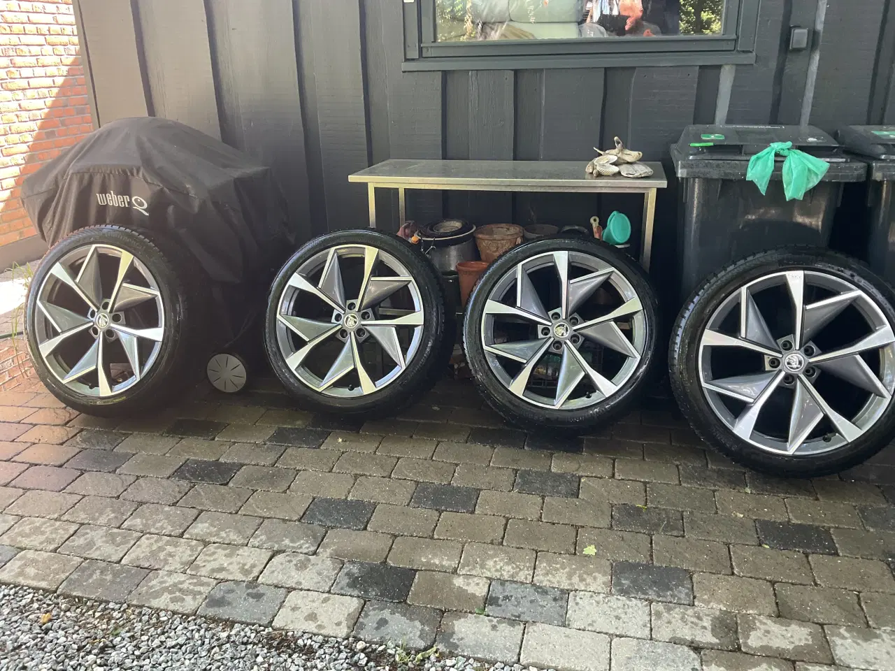 Billede 4 - 21 tommer RS fælge med dæk til Skoda enyaq 