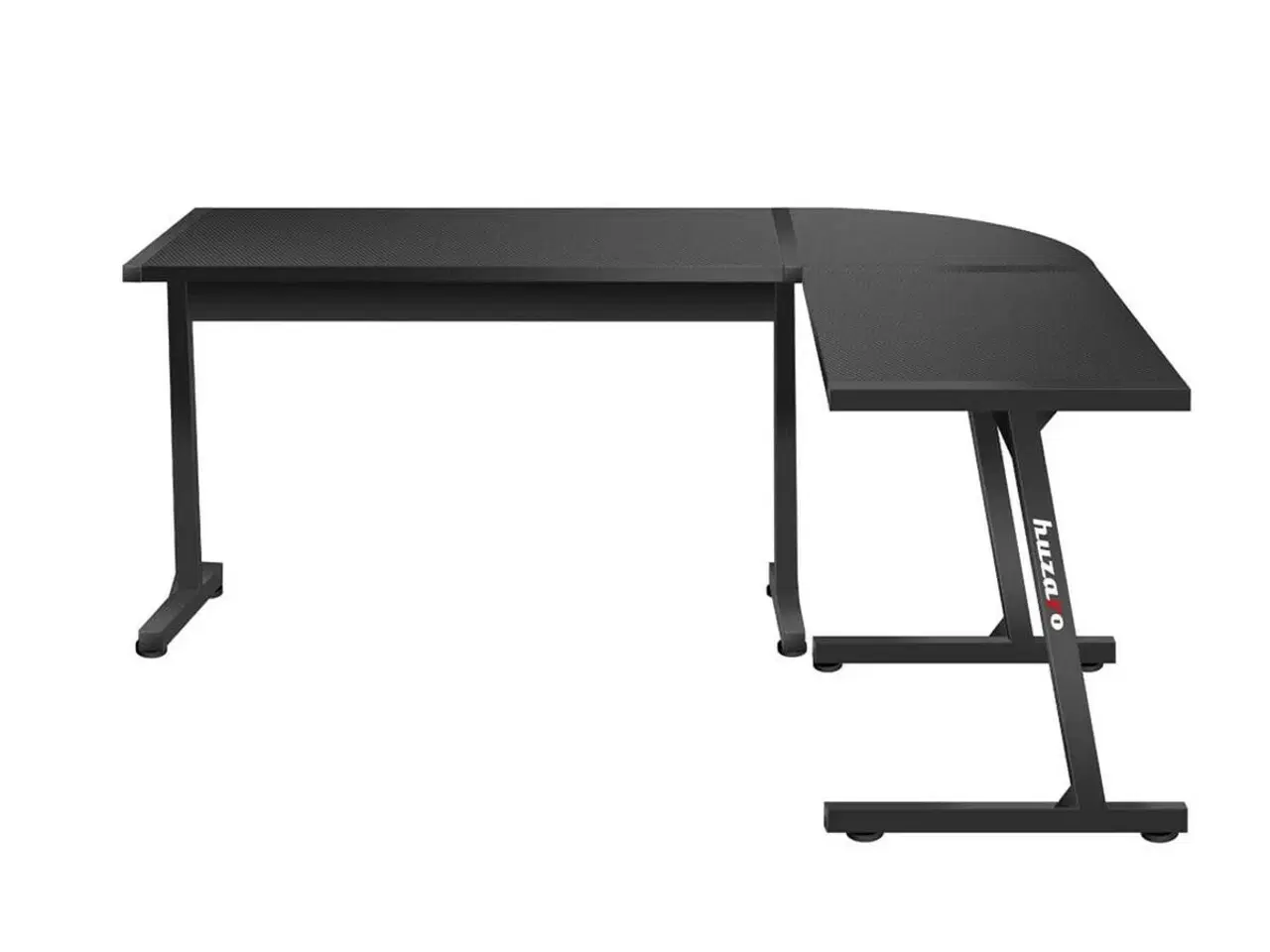 Billede 2 - Skrivebord Huzaro HZ-Hero 6.0 Sort Stål Kulfiber 178 x 4 x 112 cm