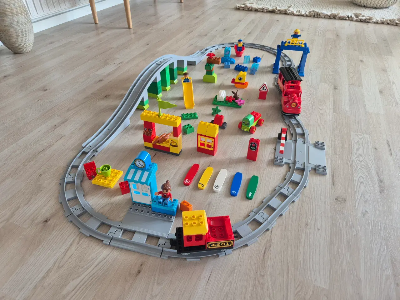Billede 1 - Duplo Elektrisk Togbane, Damptog, APP funktion 