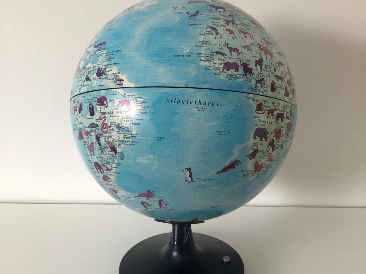 Billede 2 - Globus lampe m/ dyr