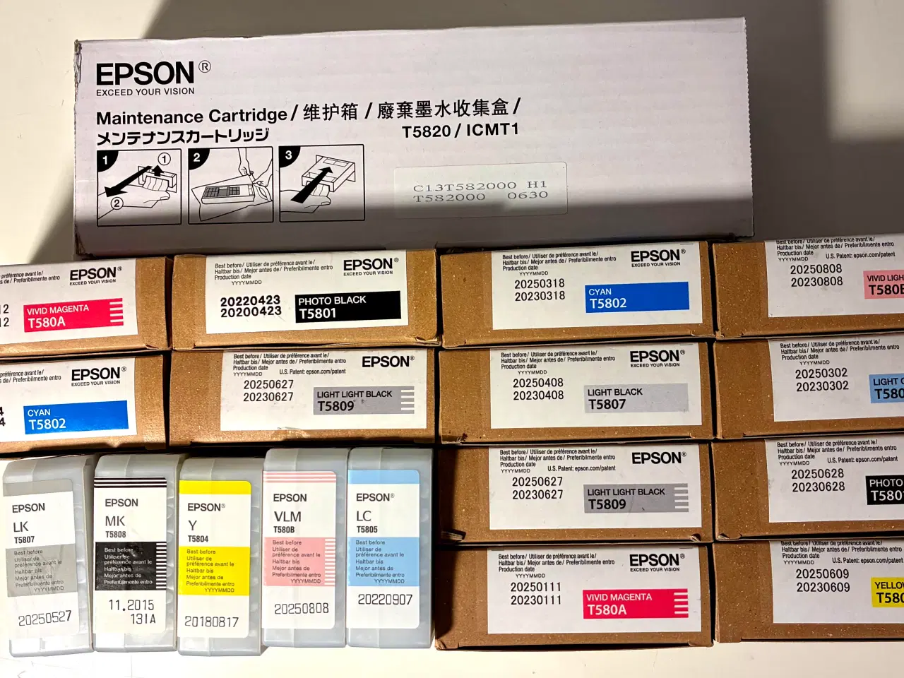 Billede 1 - Blækpatroner til Epson Stylus Pro 3880