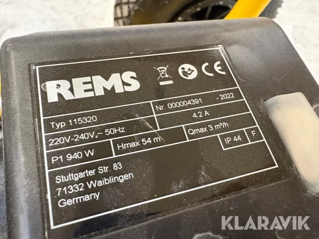 Billede 8 - Skyllepumper REMS Solar Push K60