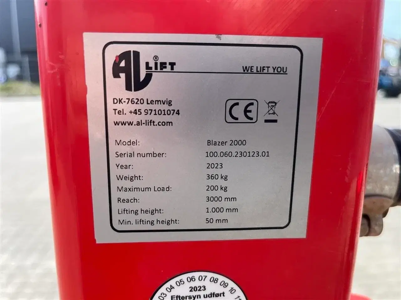 Billede 4 - - - - Al Lift BLAZER 2000 vacum løft til fliser mm.