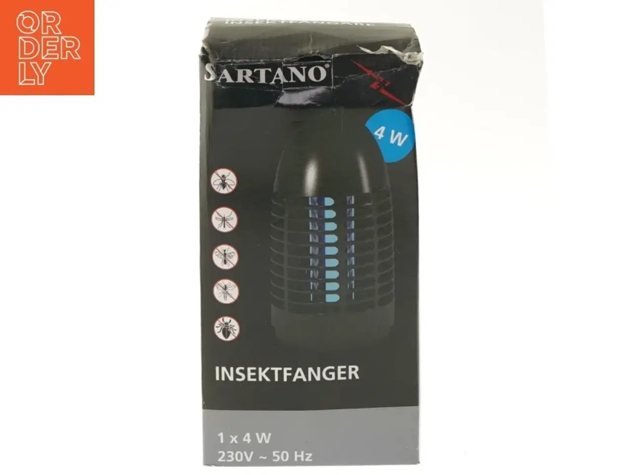 Billede 1 - Elektrisk insektfanger Sartano 4W fra Sartano (str. 23 cm)