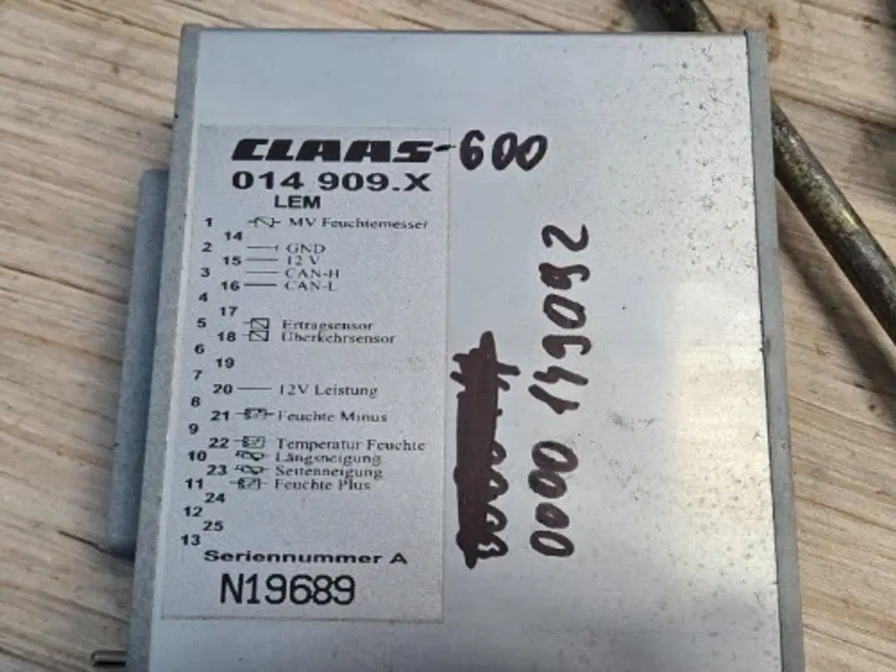 Billede 7 - Claas Lexion 600 Quantimeter Udstyr Komplet Sæt 7859100