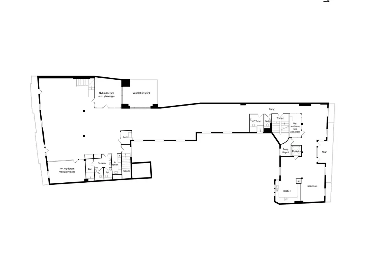 Billede 15 - Penthousekontor med tagterrasse tæt på Kgs. Nytorv uden binding