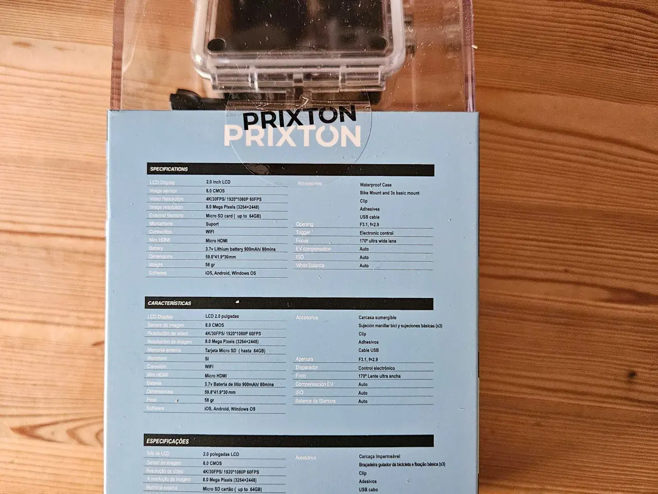 Billede 3 - Prixton dv660 action camera 4k multi sport