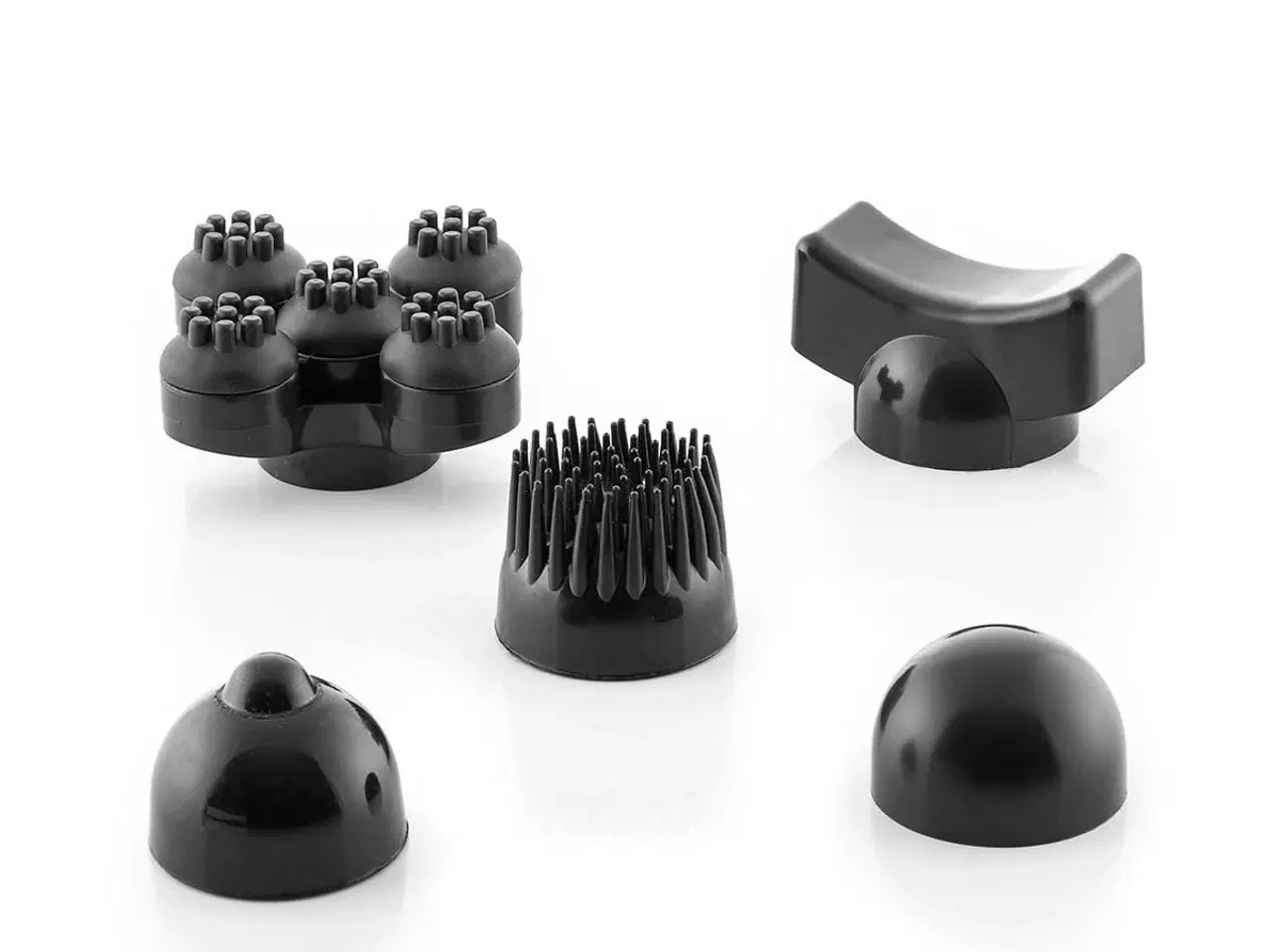 Billede 3 - Masfin - genopladelig håndholdt massageapparat (sort)