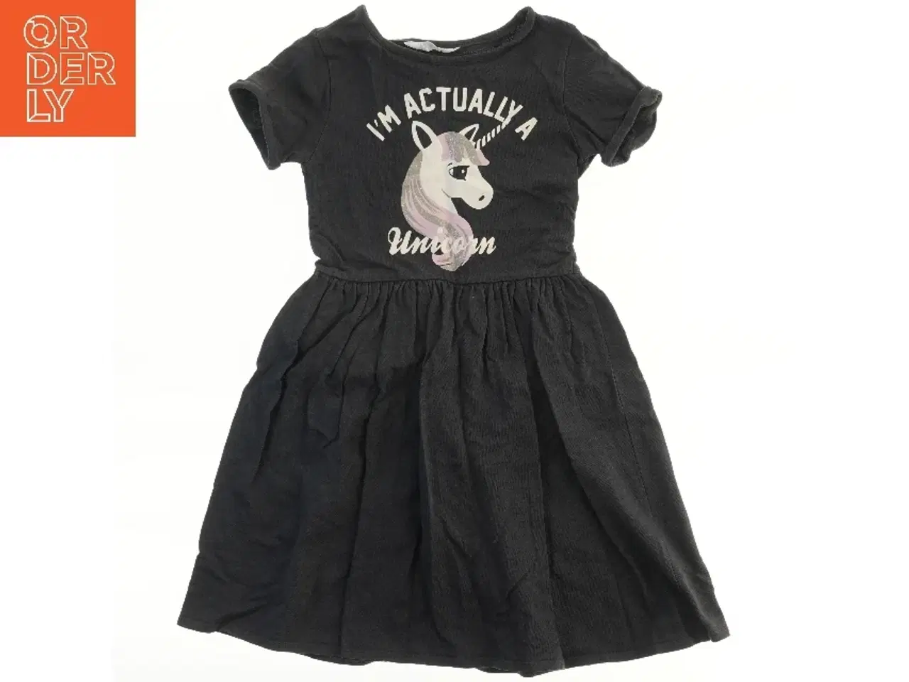 Billede 2 - Børnekjole med Unicorn-print fra H&M (str. 122)