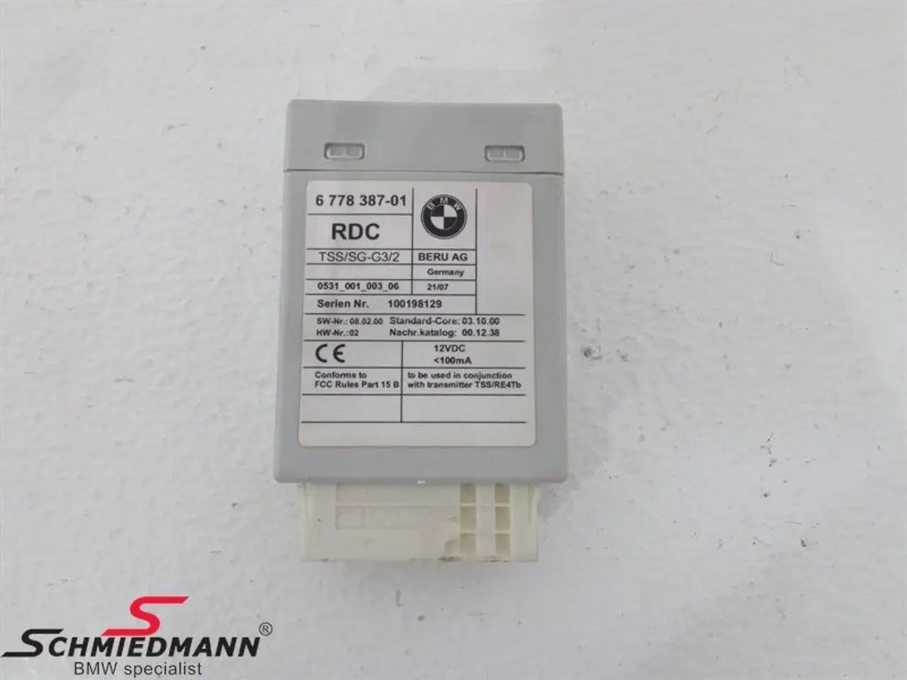 Billede 1 - RDC Modul C27727 BMW E63 E64 E63LCI E64LCI X6 (E72 Hyb)