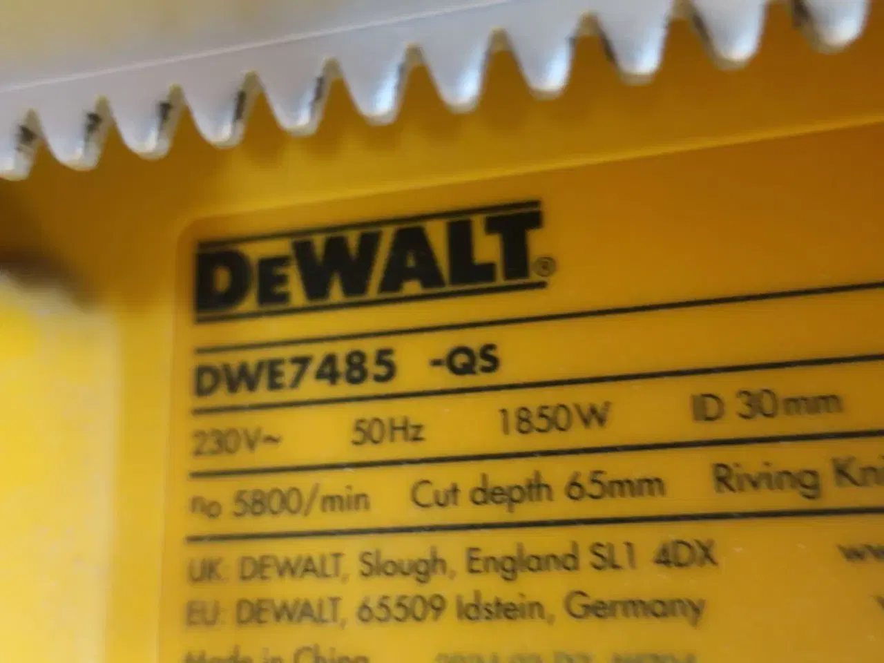 Billede 4 - Bordrundsav DEWALT DWE7485 - QS med stativ