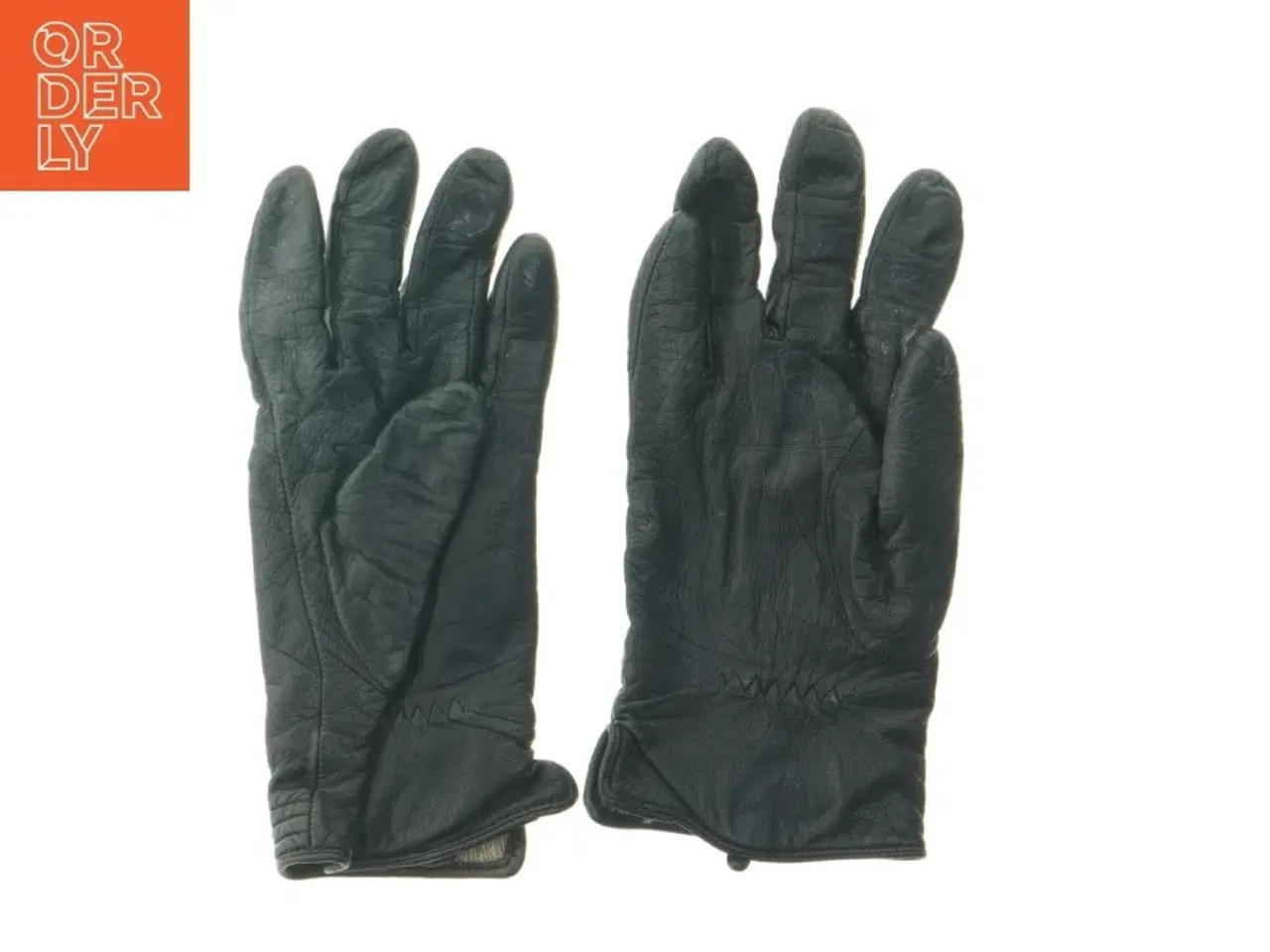 Billede 2 - Sorte læderhandsker fra Markberg (str. 23 cm)