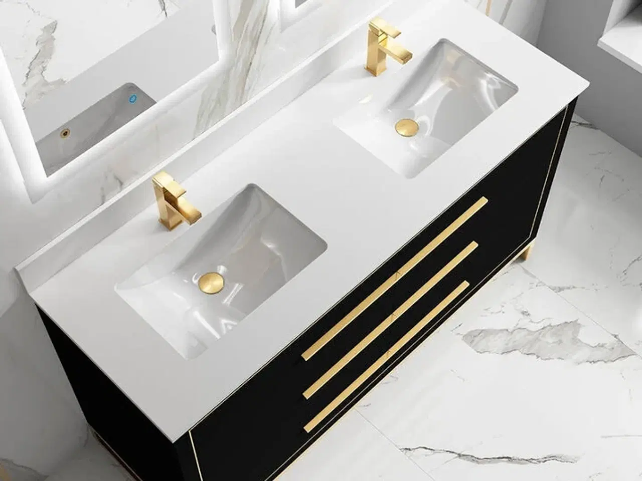 Billede 3 - Baderumsmøbel, Colombia, Black, 150