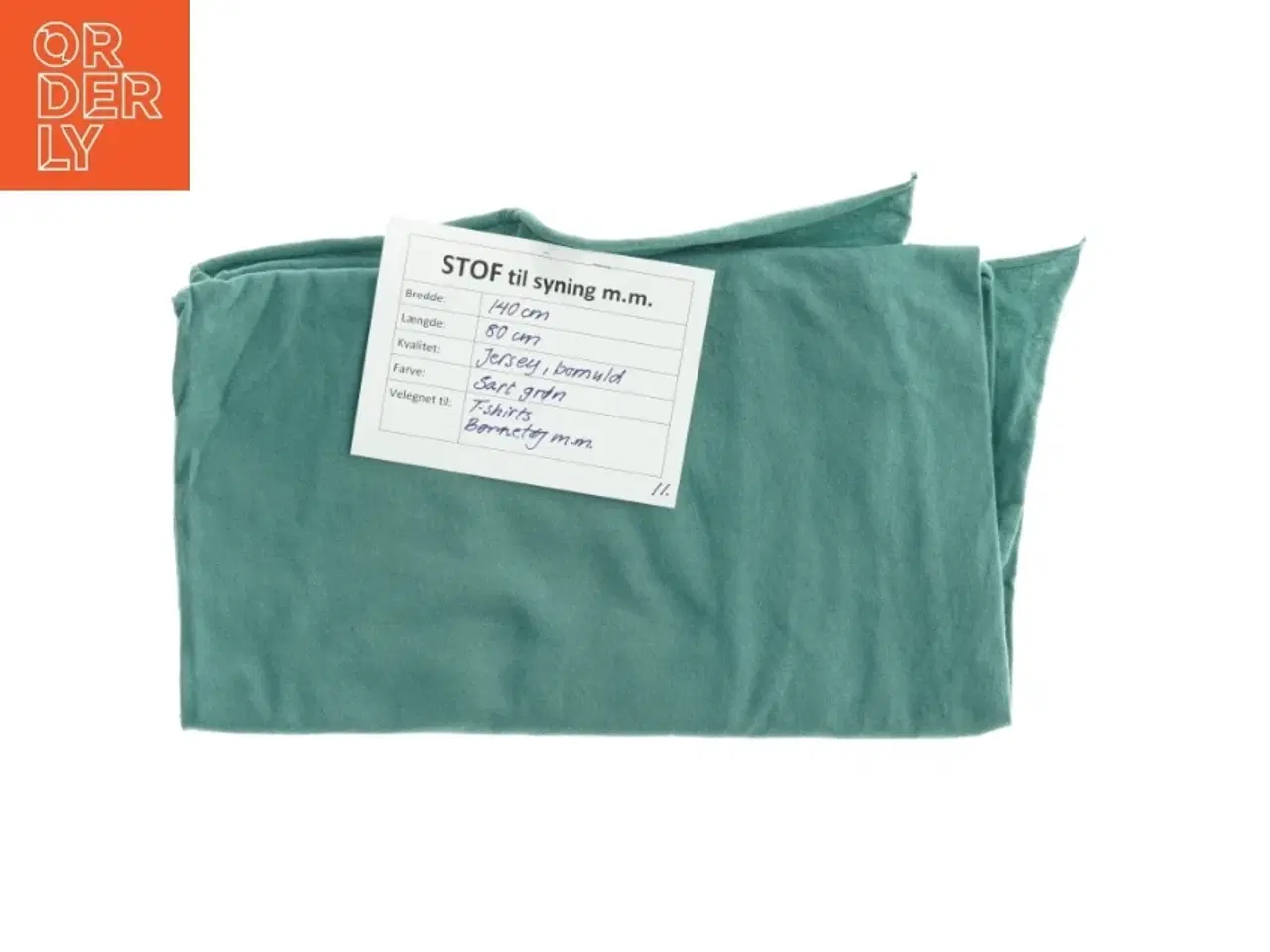 Billede 1 - Jersey-stof i bomuld (140 cm x 80 cm)