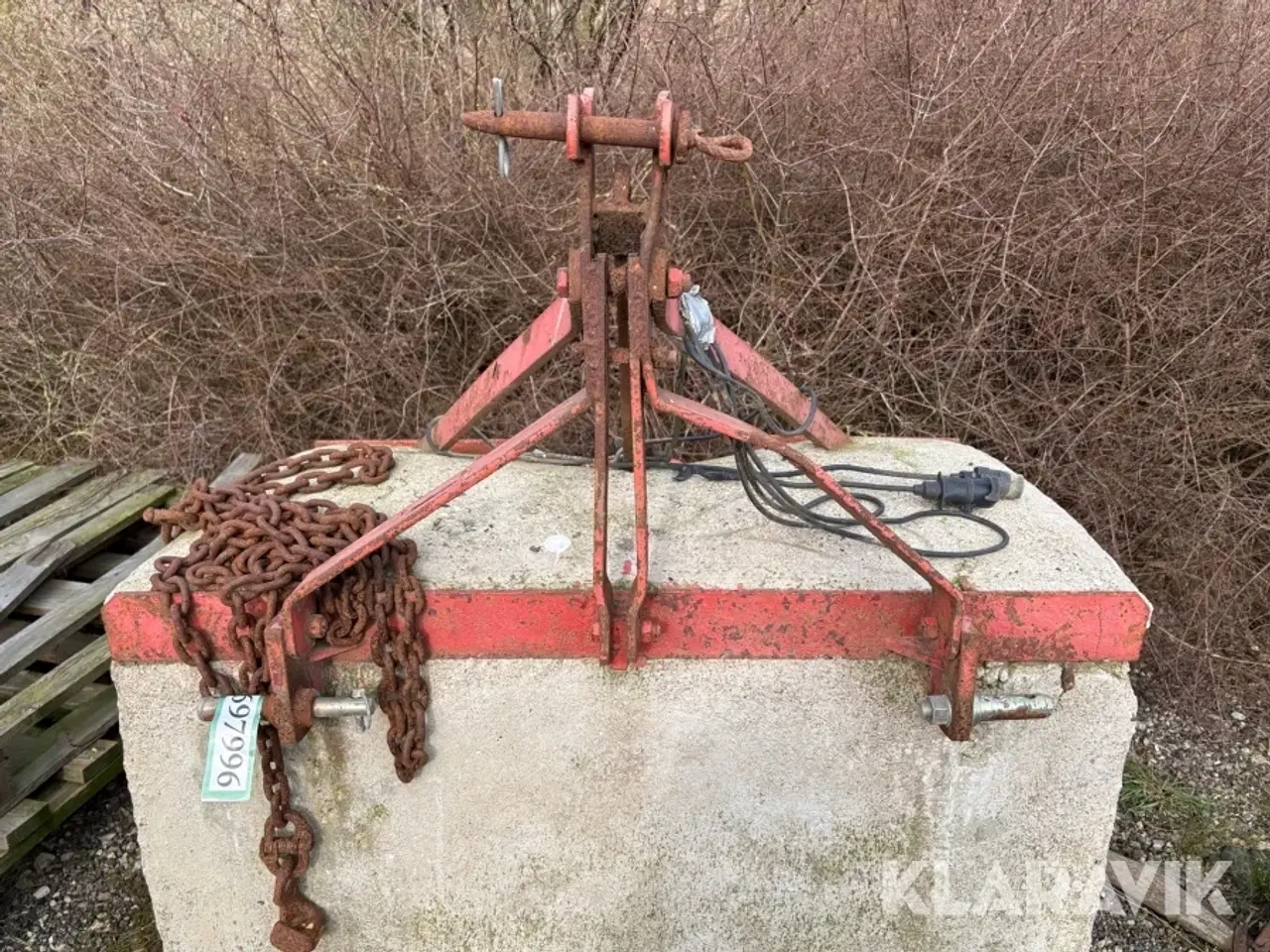 Billede 8 - Vægtklods beton med kobling