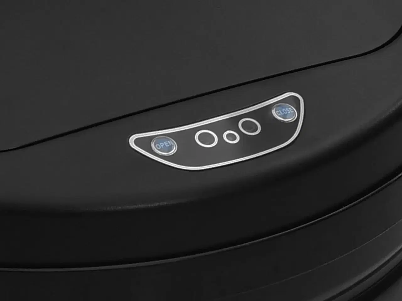 Billede 3 - Affaldsspand med sensor 30 l kulstofstål sort