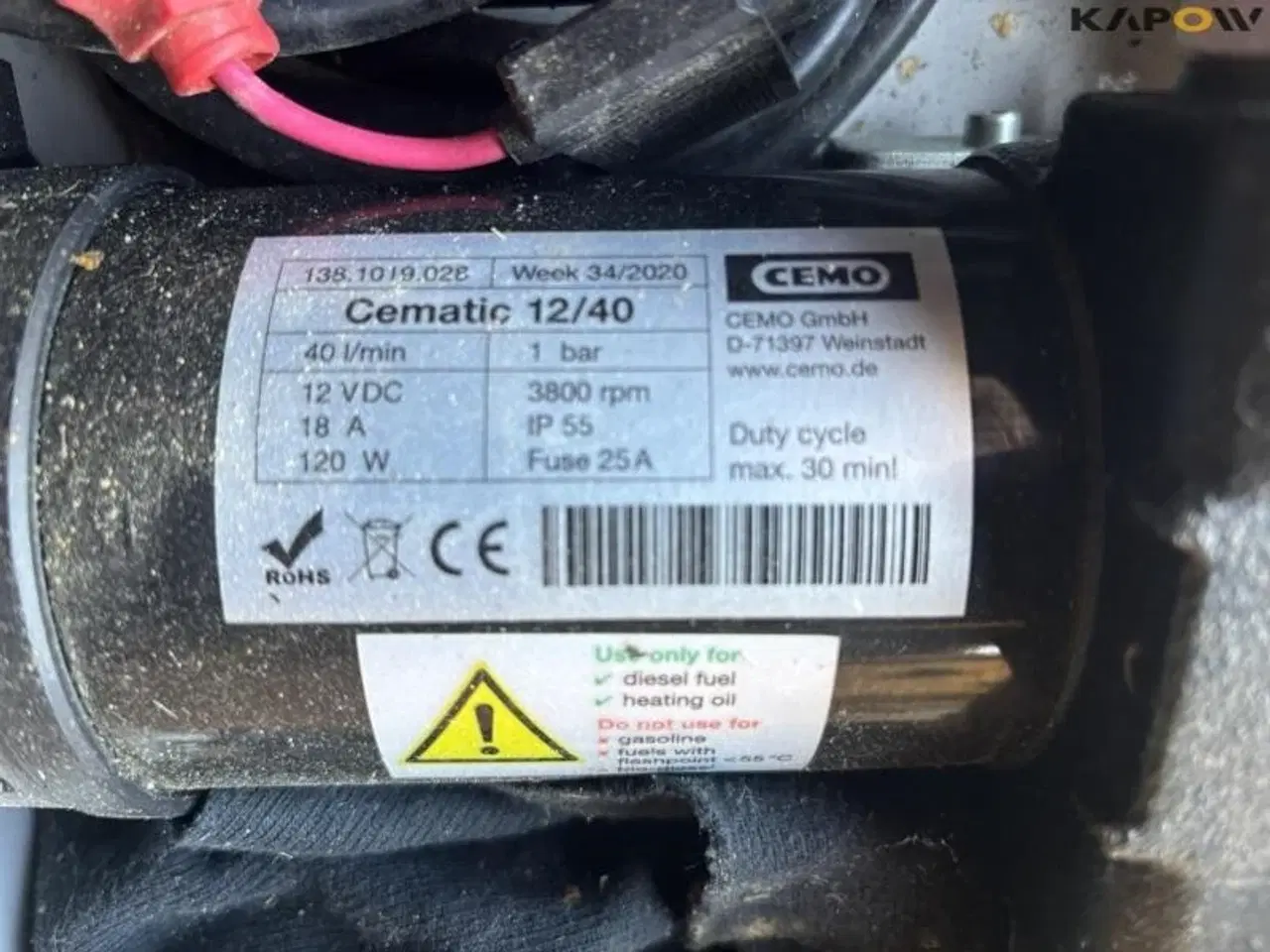 Billede 9 - CEMO Mobil dieseltank 210 liter