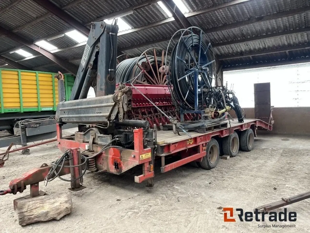 Billede 1 - Herbst 3 akslet blokvogn med Hiab 100 kran.