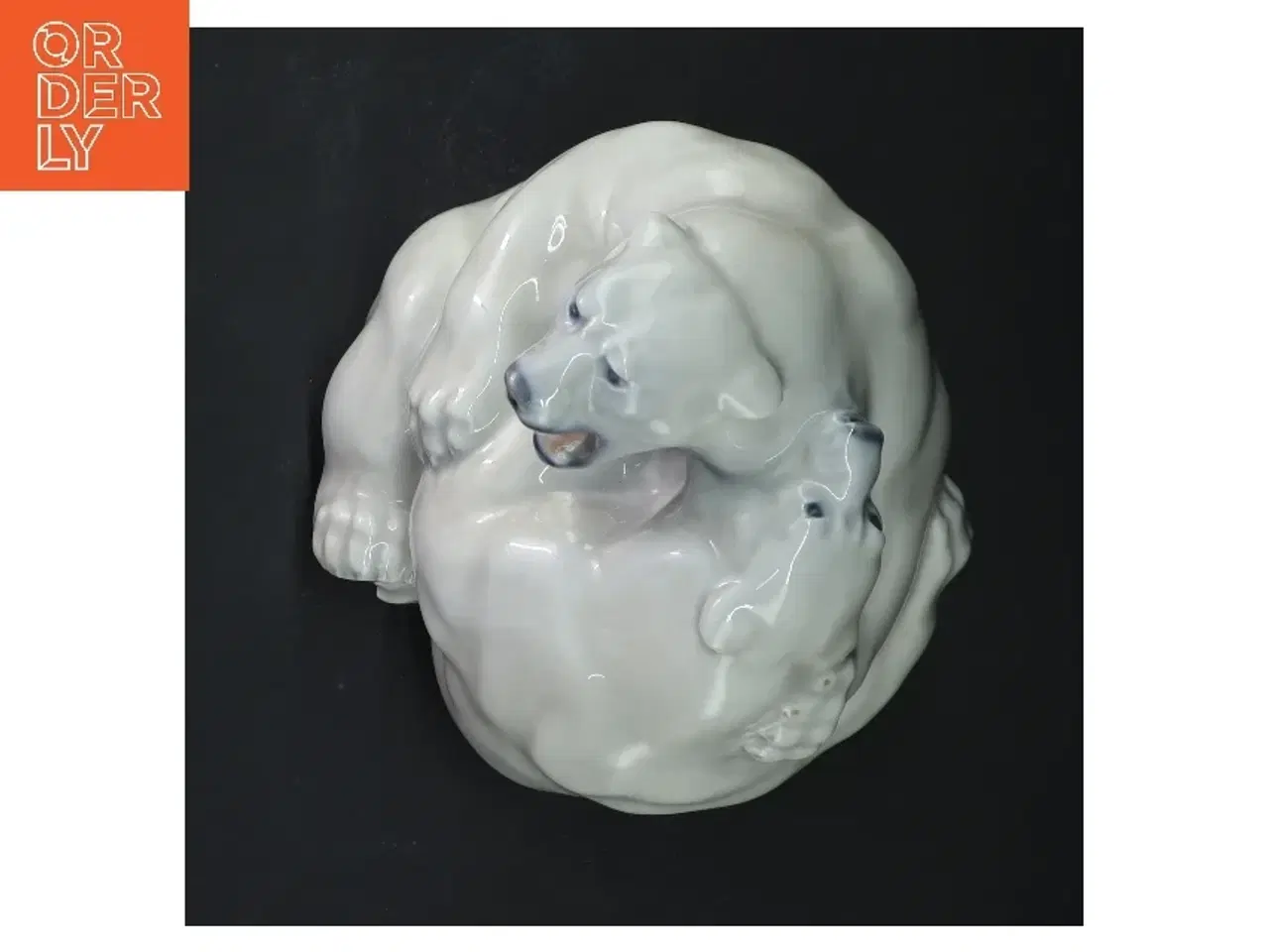 Billede 3 - Porcelænsfigur af isbjørn fra Royal Copenhagen (str. 15x15 cm)