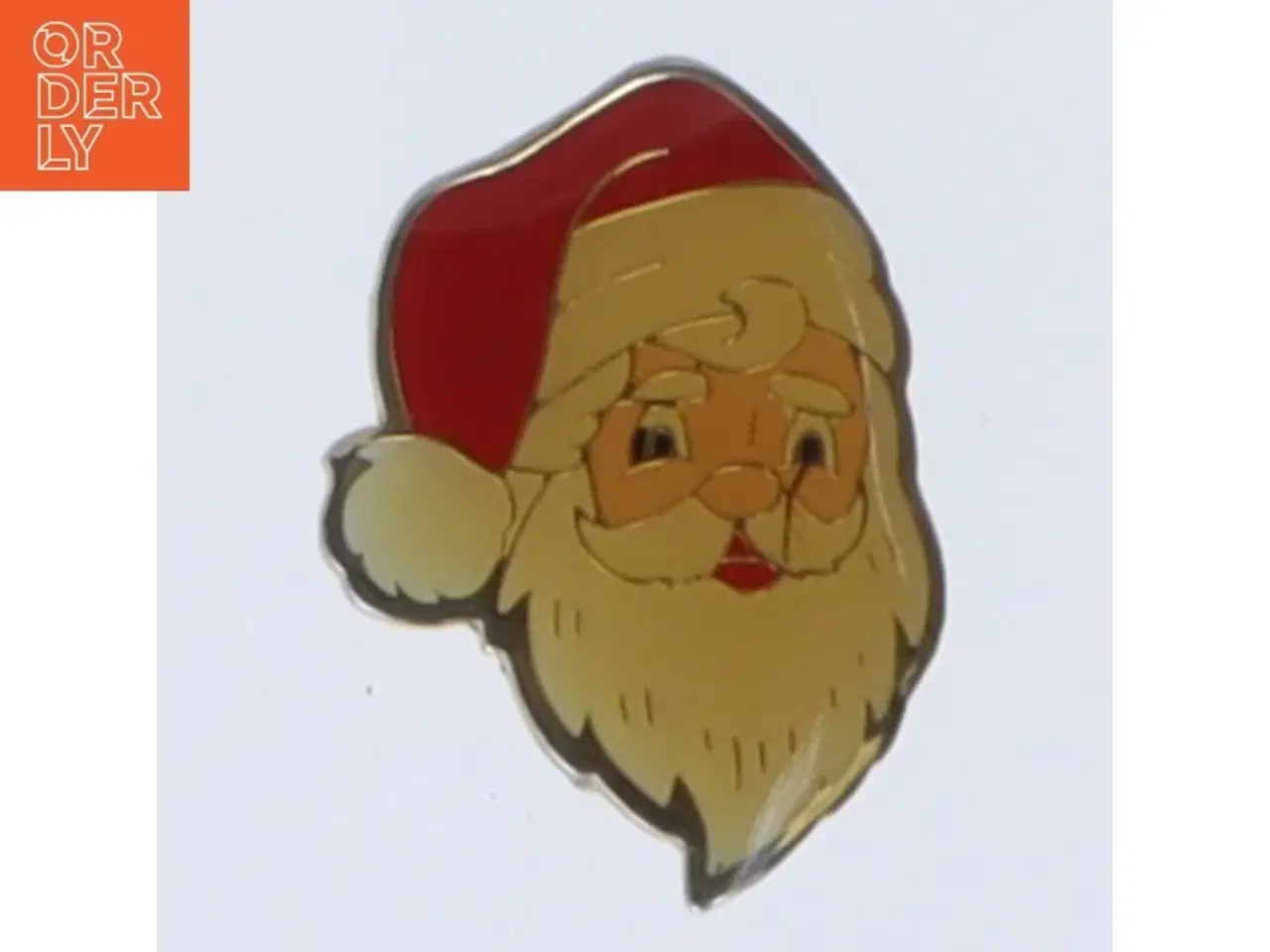 Billede 1 - Julemands broche (str. 2,5 cm)