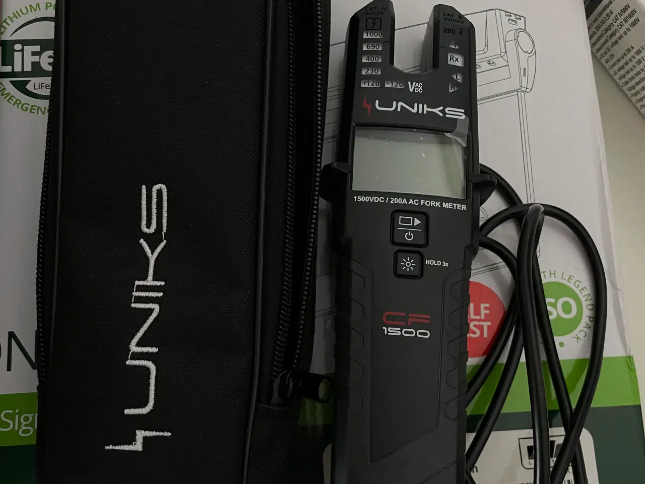 Billede 2 - 4UNIKS 1500VDC Digital Multimeter Måleinstrument