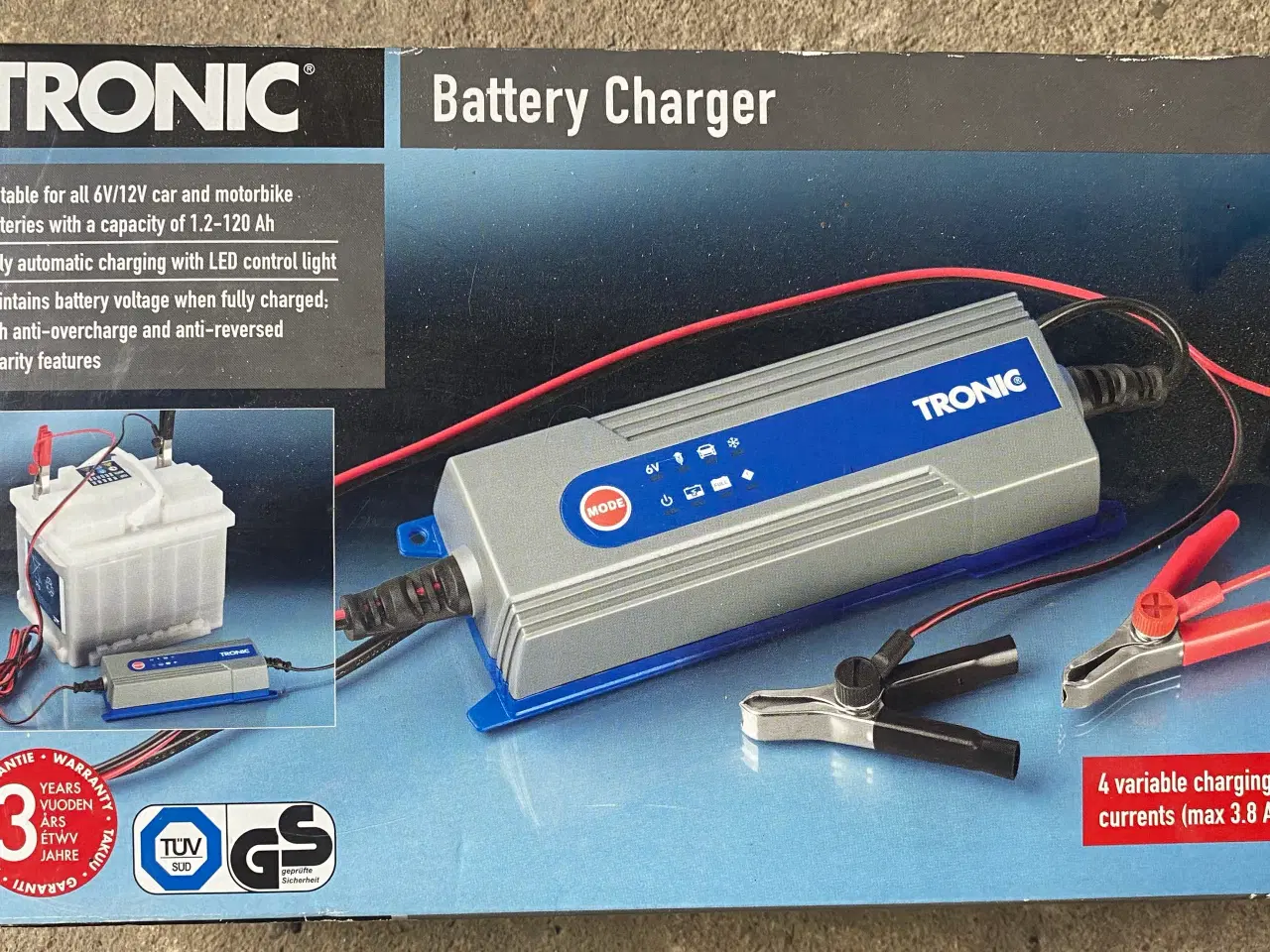 Billede 3 - HELT NY 6 & 12 volts lader