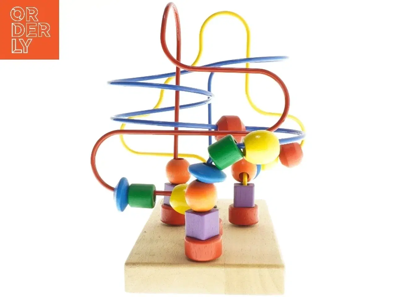 Billede 2 - Træperle labyrint legetøj fra Kids Wood (str. 30x29 cm)