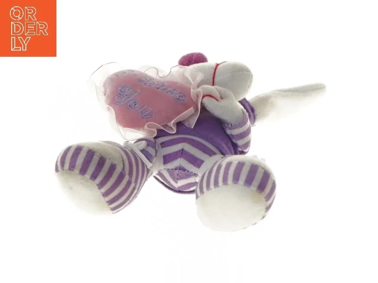 Billede 2 - Bamse med &#39;I Love You&#39;-hjerte (str. 25 cm)