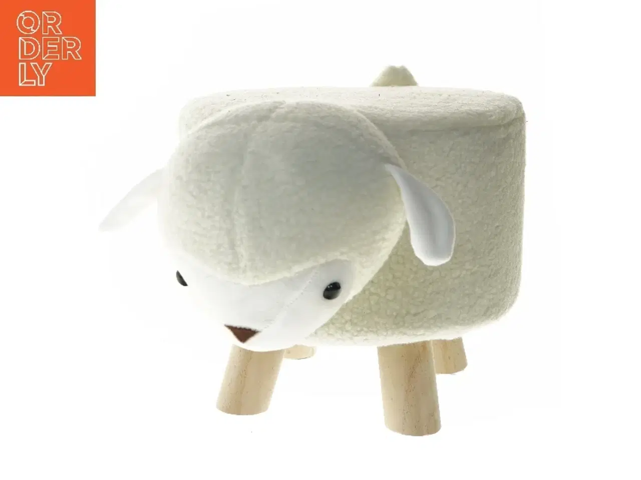 Billede 1 - Børne skammel formet som får fra Da Core (str. Ø 29 cm længde 27 cm)