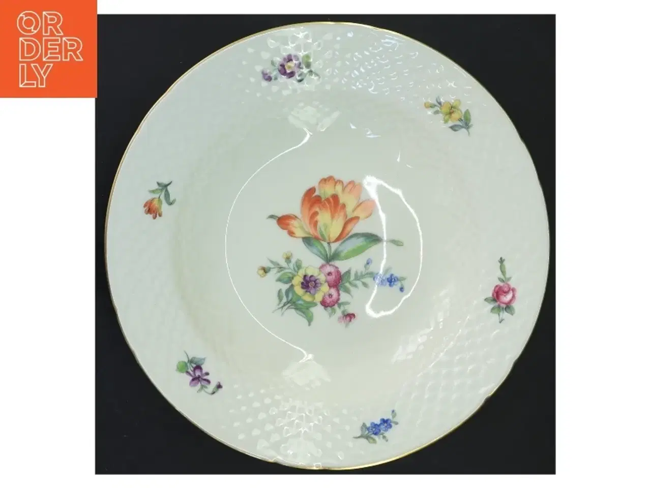 Billede 1 - B&G Saksisk Blomst dyb tallerken (str. Ø 24 cm)