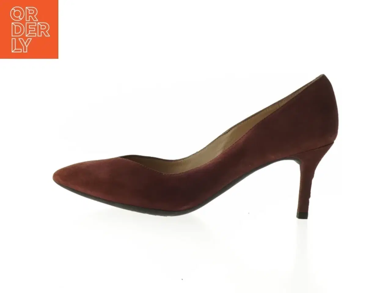 Billede 1 - Brun pumps i ruskind fra Unisa (str. 38 )