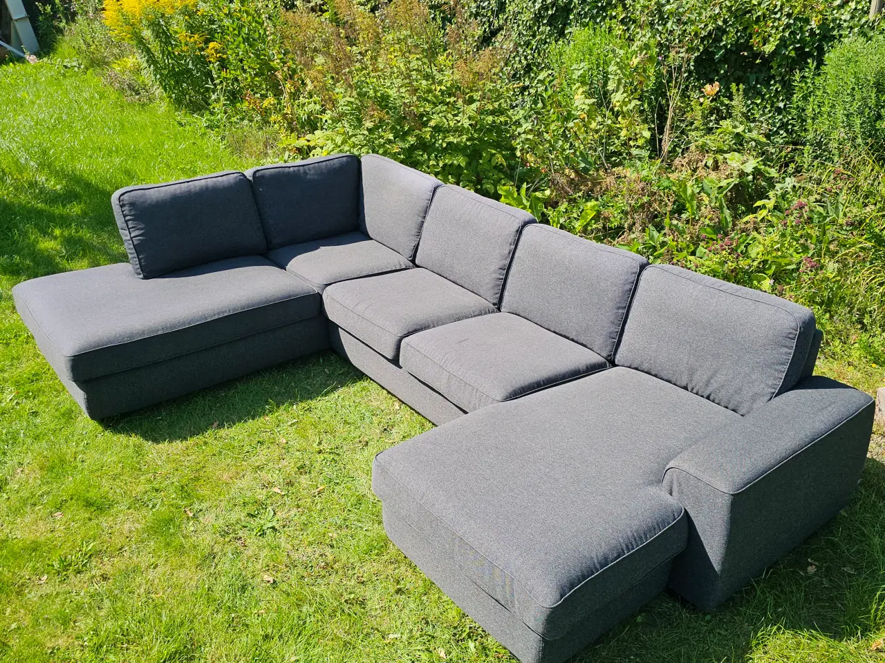 Billede 3 - Jysk Hjørnesofa med chaiselong – Nypris: 6999DKK