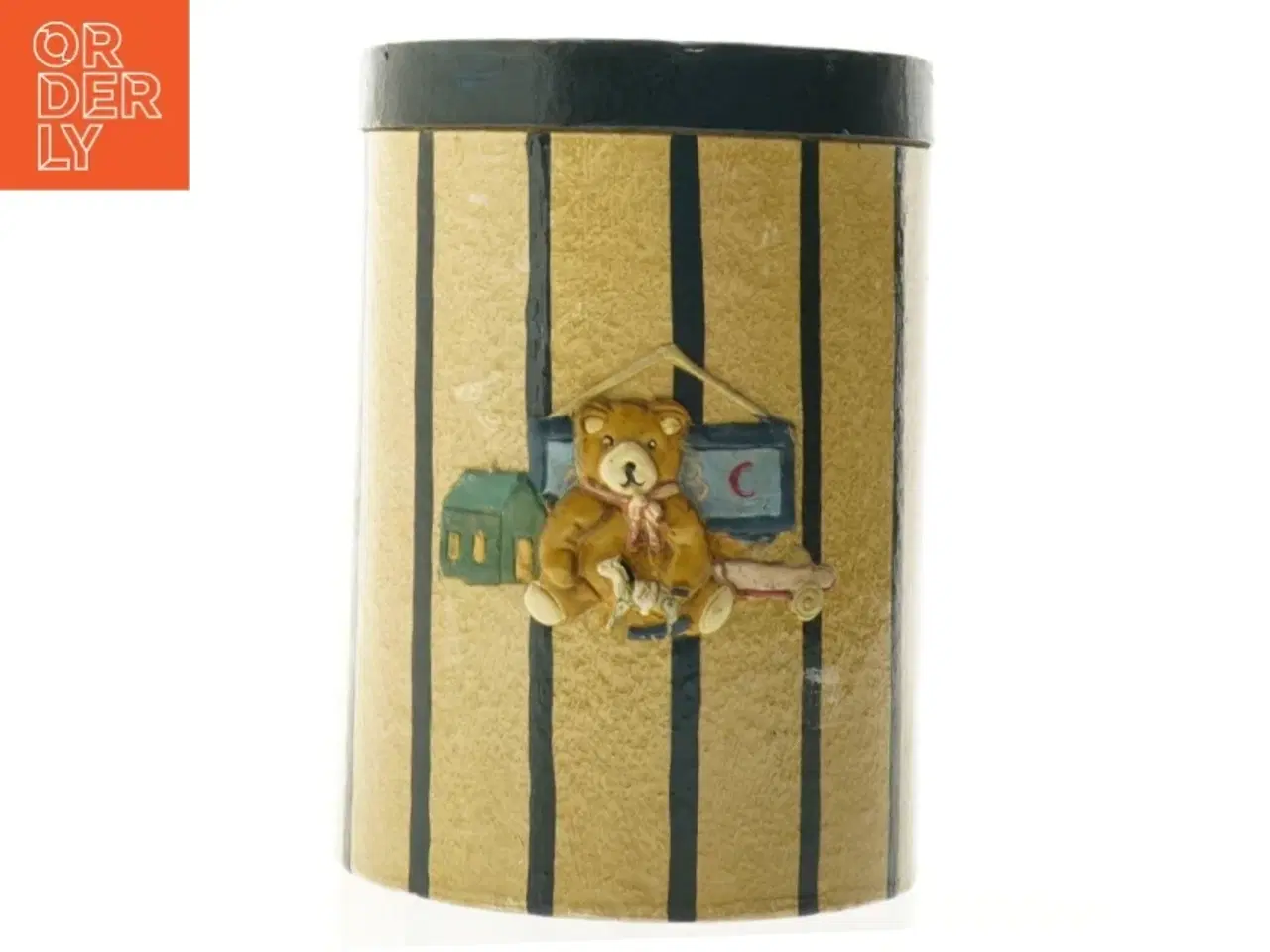 Billede 1 - Dåse med bamse motiv (str. 19 x 14 cm)