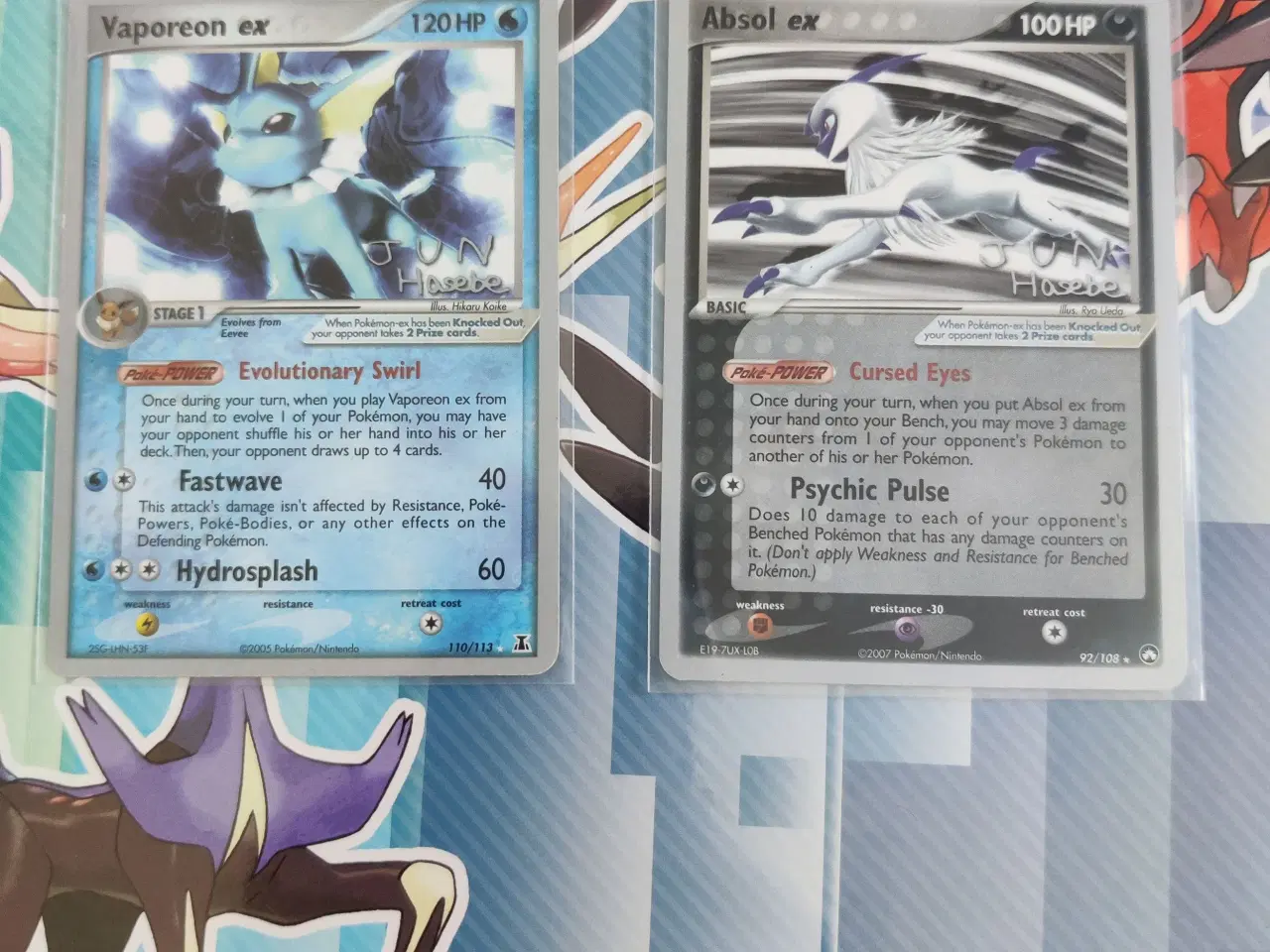 Billede 1 - Pokemon EX Absol & Vaporeon 2005-2007