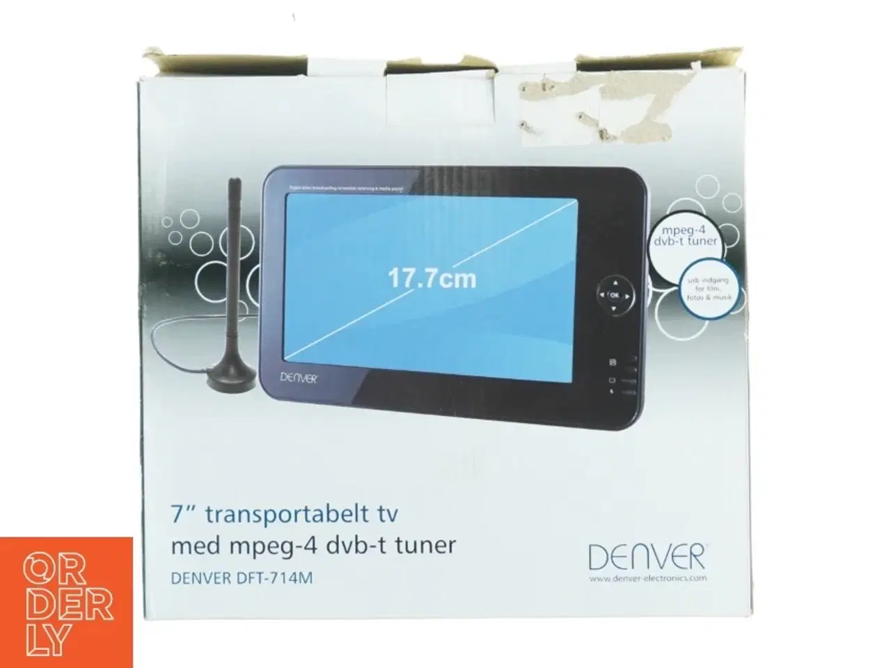 Billede 4 - Denver bærbar TV med DVB-T tuner fra Denver (str. 20 x 12 cm)