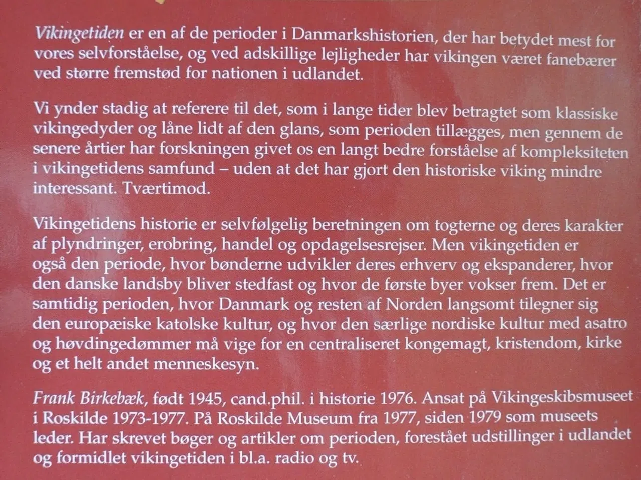 Billede 3 - vikingetiden i danmark, af frank birkebæk