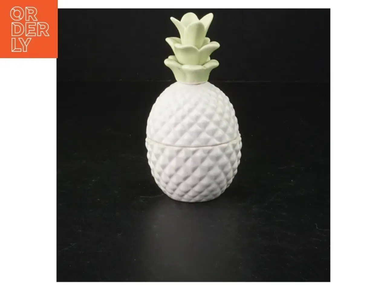 Billede 1 - Ananasformet keramikvase (str. H 13 cm)