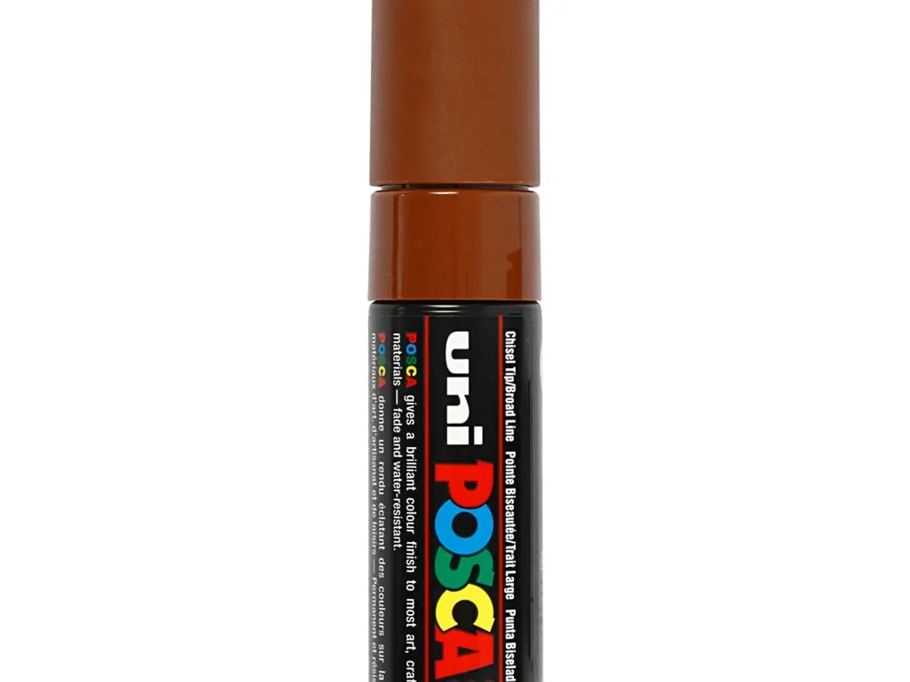Billede 1 - Posca Tusch, PC-8K, streg 8 mm, broad, brun, 1 stk.