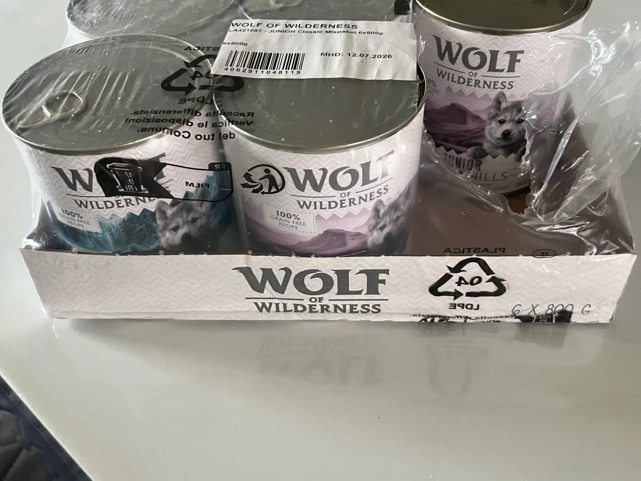 Billede 1 - 5x 800 g Wolf of wilderness vådfoder