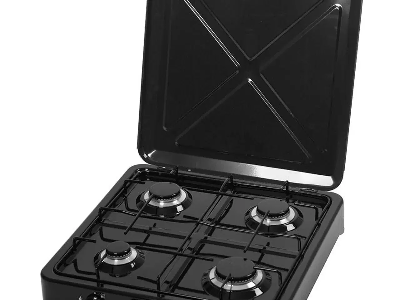 Billede 1 - Gasbordkomfur Ravanson K-04TB – 4 kogezoner, sort