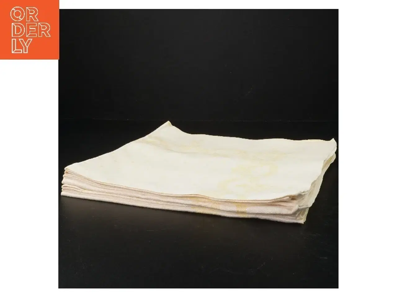 Billede 1 - Dug samt servietter vintage (str. 55 x 55 cm)