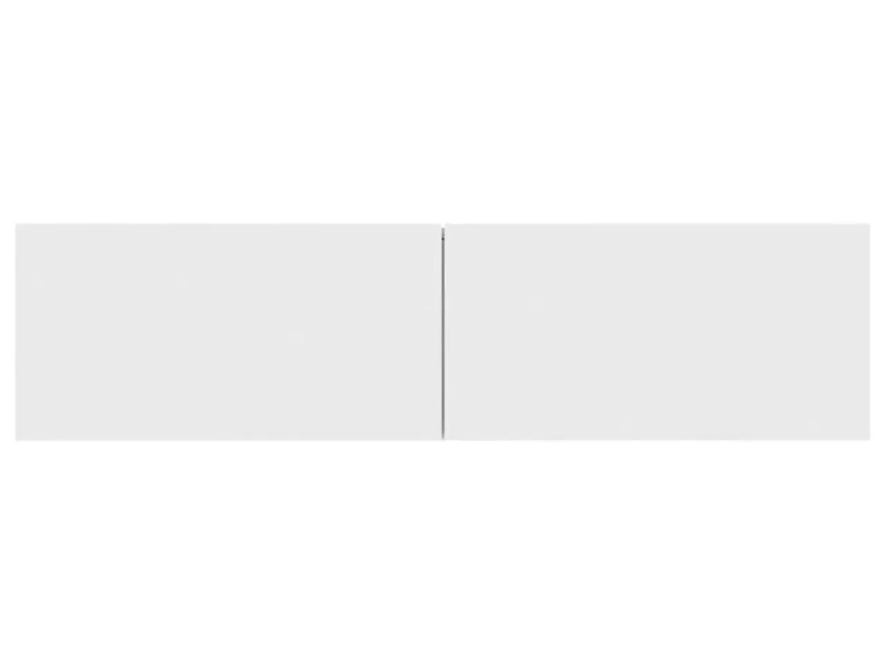 Billede 5 - Tv-skab 120x30x30 cm konstrueret træ hvid