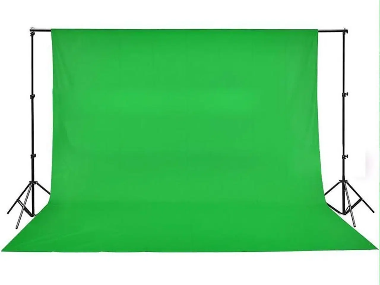 Billede 4 - Fotobaggrund i bomuld grøn 500 x 300 cm chroma key