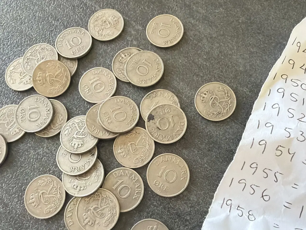 Billede 2 - 10 øre forskellig årgang 